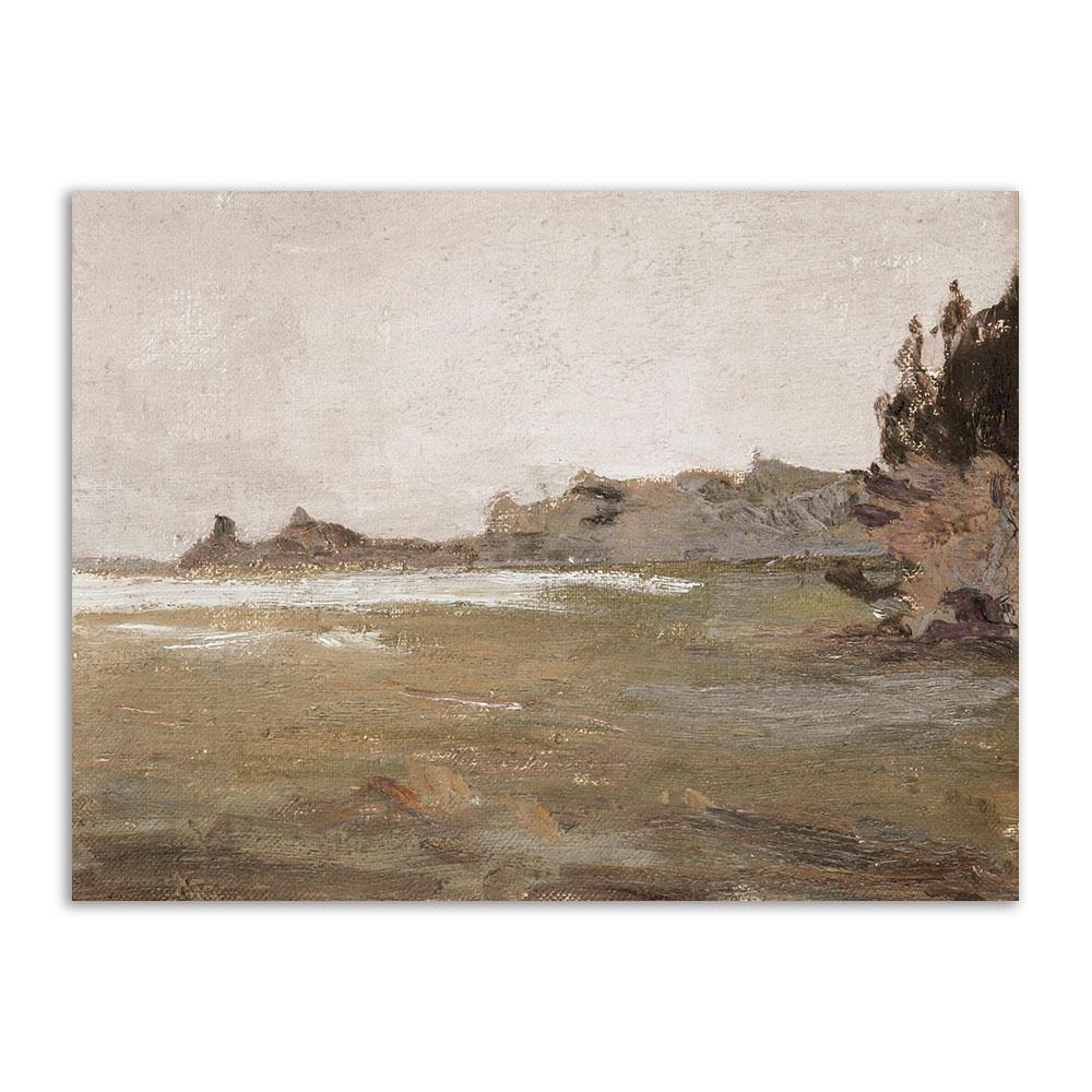 Landscape Wall Art Poster Print Vintage Nature Canvas Painting Mountain Lake Tree Decoration Picture Nordic Living Room Home Art