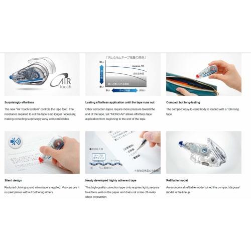 Корректирующая лента Tombow Monoair 5C40 Синяя Корректирующая лента CT-CA5C40