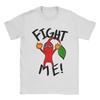 Футболки с надписью 'Fight Me Red Pikmin' для женщин, чисто novelty, с круглым вырезом, с коротким рукавом, с графическим принтом