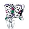 Fashion 925 Copper Fantasy Colorful Butterfly Series Pendent Beads Charms Fit 4MM Hole Diameter Bracelet Zircon Diy Making