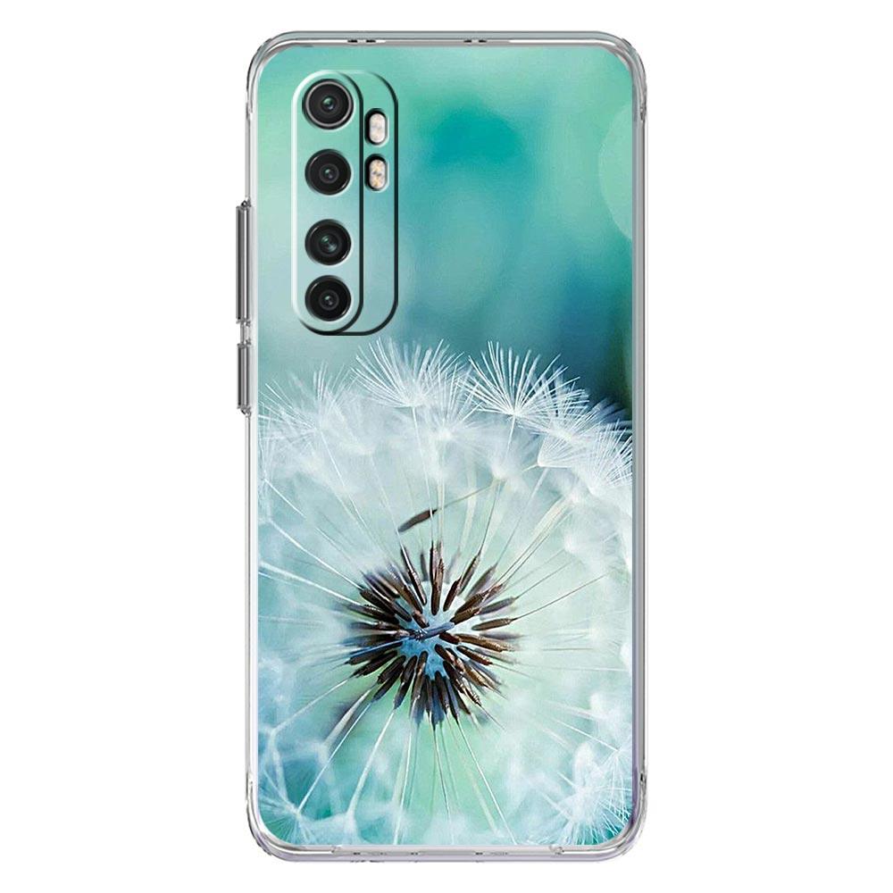 Чехол для телефона для Xiaomi Mi Poco X7 X6 X5 NFC X3 F7 Ultra F6 Pro F3 15 14T 14 13T 11 12 13 Lite Прозрачный ТПУ чехол цветок Одуванчик