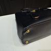 [Pre-Owned] Galleria Tote Bag With Triangle Metal Logo Hardware In Black - Excellent #SRKXMM