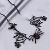 Retro Gothic Black Spider Web Necklace - Halloween Gift