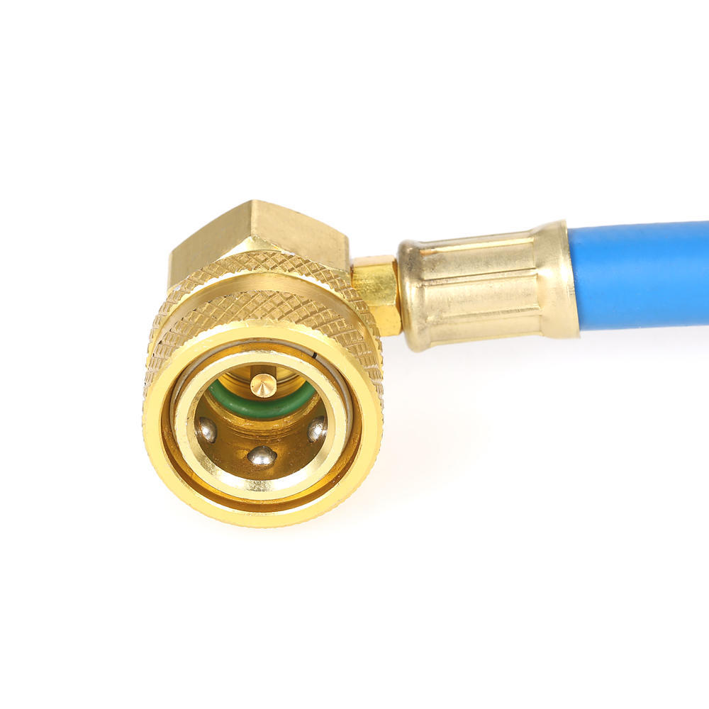 Car Air Conditioning AC R134A Refrigerant Recharge Measuring Hose Gauge Kit