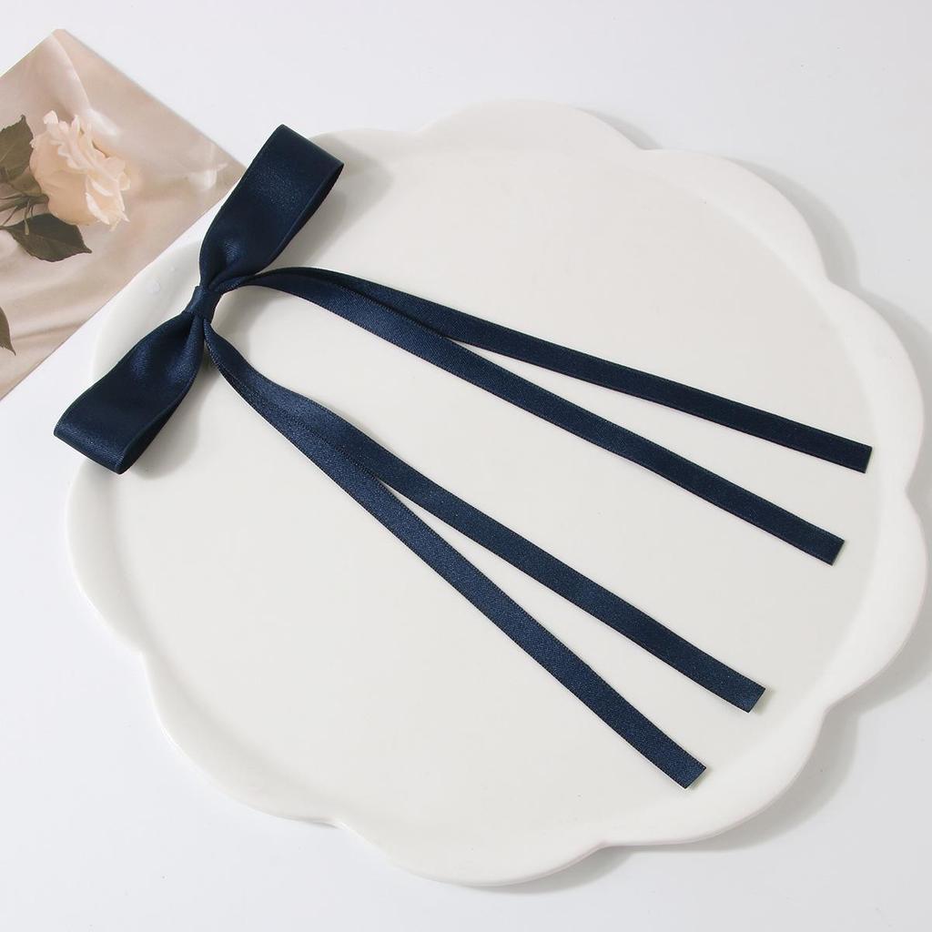 Заколка-уточка с бантом в балетном стиле 4 см: Дофаминовый Сладкий Плетеный Аксессуар для Волос