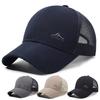 Summer Men's Net Cap Breathable Cap Outdoor Sports Sunscreen Cap Fishing Baseball Cap Sun Hat