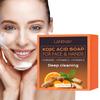 Kojic Acid Soap with Vitamin C & E - Deeply Cleanse Skin, Nourish Skin and Prevent Dryness and Keep Skin Soft - Suitable for All Skin Types,100g