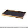 Modern Minimalist Leather Metal Rectangular Tray Coffee Table Hotel Room Home Decor Storage