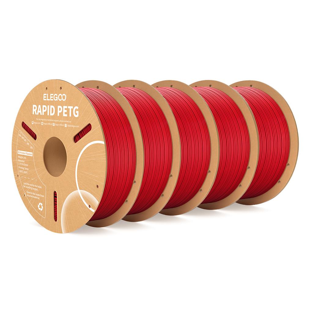 EO Rapid PETG Filament 3D Printer Filament 1.75mm 1KG High Speed 30-600mm/s for Most FDM 3D Printers