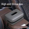 High-End Car Armrest Tissue Box - Hanging Storage for Napkins & Papers