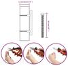 Furniture Handles 20 pcs Silver 96 mm Stainless Steel