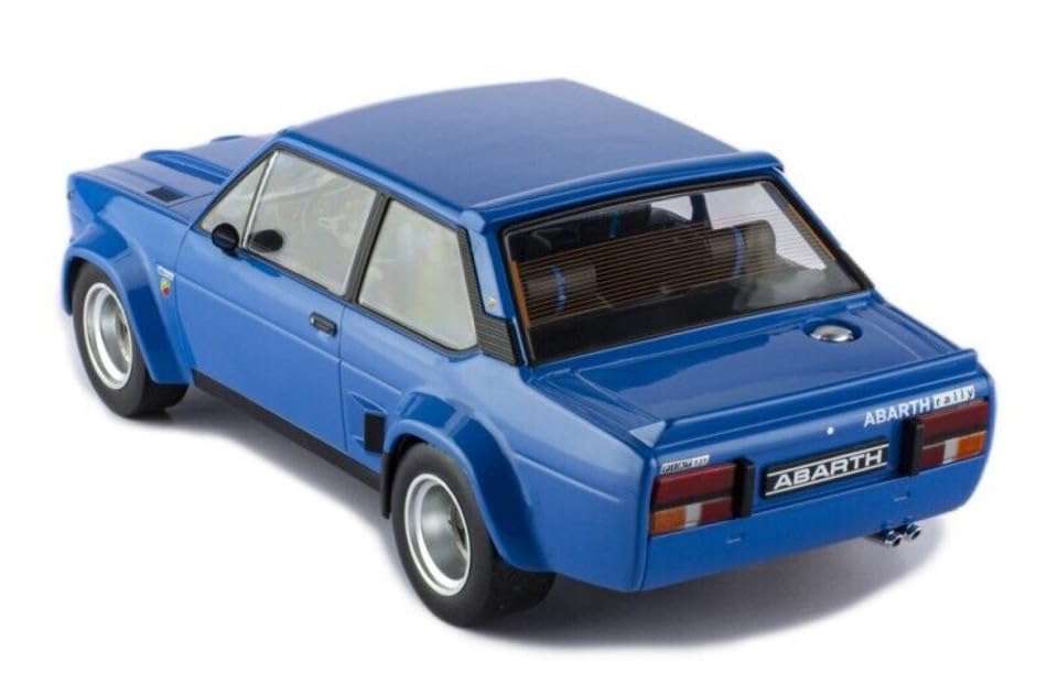 IXO Fiat Abarth Diecast Car Scale FIAT 131 Abarth Rally 1980 1/18 (Blue)