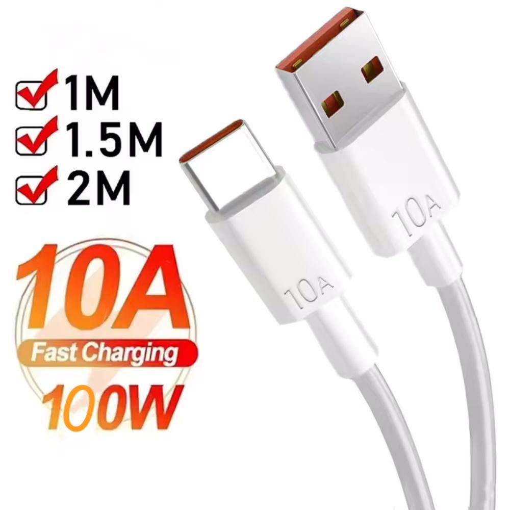100 Вт 10 А USB Type-C Дата-кабель Super Fast Charing Line для Xiaomi Samsung Huawei Mate 60 Honor Quick Charge Type-C Дата-шнур