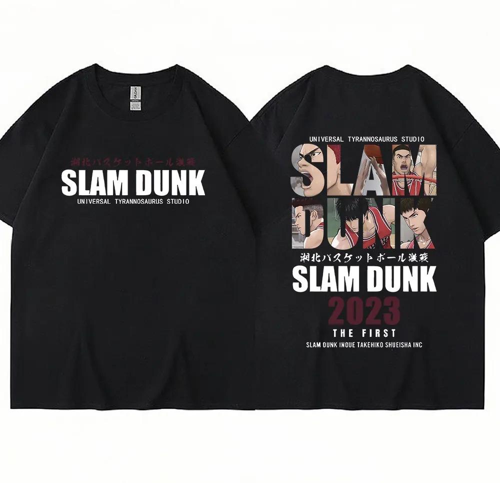 Новая футболка Футболка Slam Dunk Футболка Аниме Ryota Miyagi Футболки унисекс Женская баскетбольная команда Короткий рукав Оверсайз Корейская уличная одежда