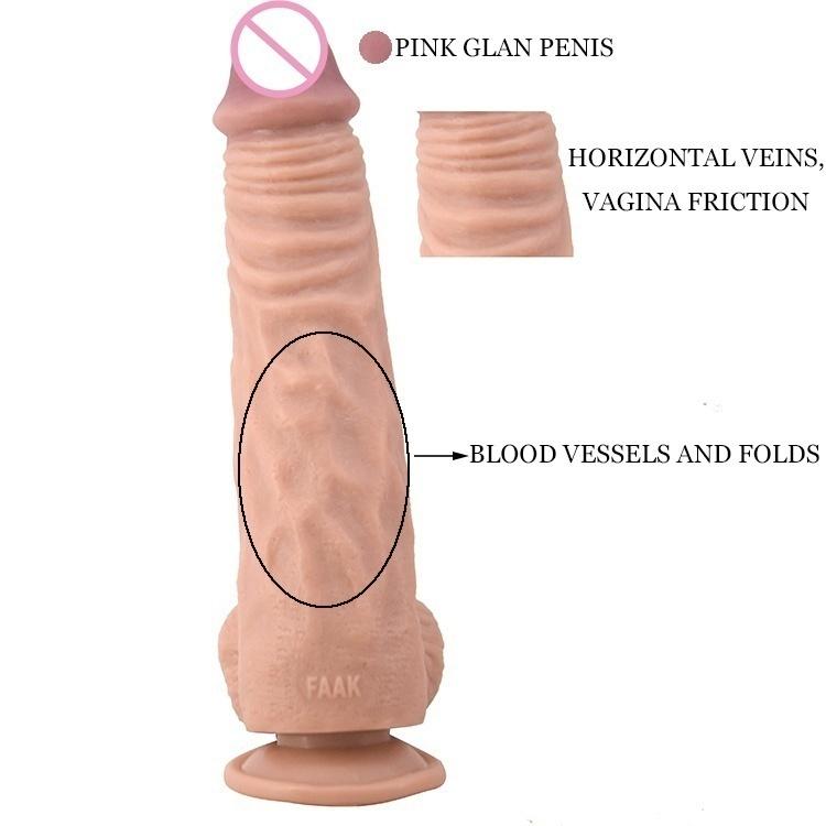 9,5-дюймовый реалистичный большой женский мастурбатор-дилдо, игрушки для женщин, женский персональный массажер с присоской, мягкий стимулятор, продукт для взрослых