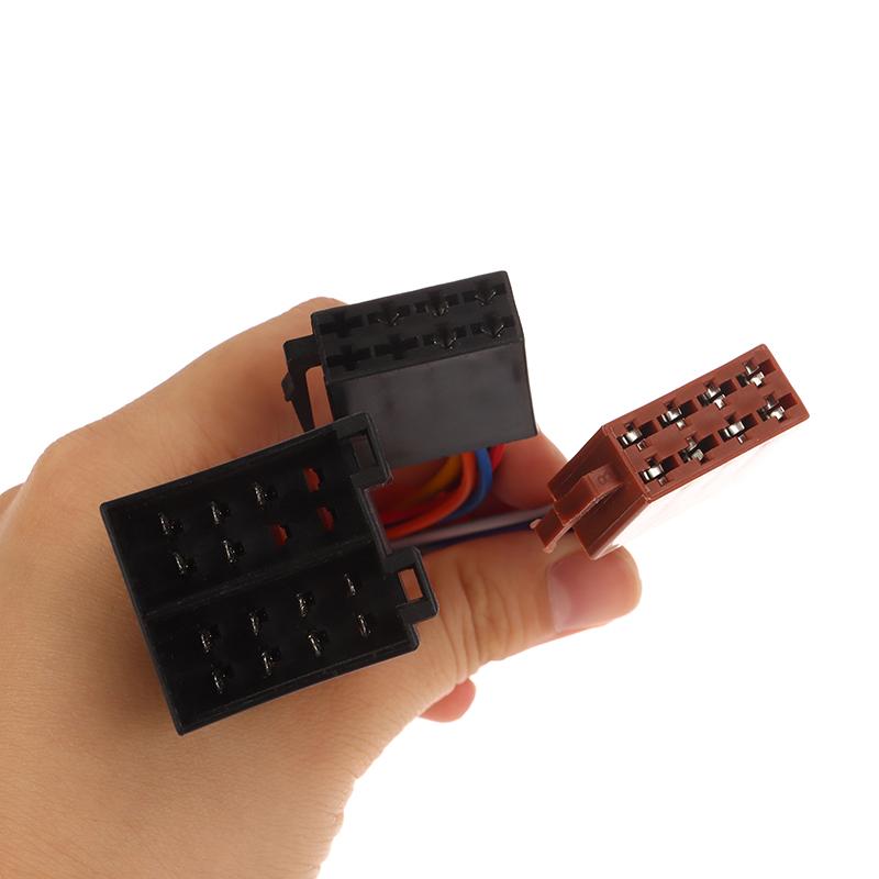 1 шт. свинцовый жгут проводов мужской и женский разъем кабеля Iso адаптер для автомобильного радиоприемника Golf Mk4 A6 стерео жгут проводов адаптер