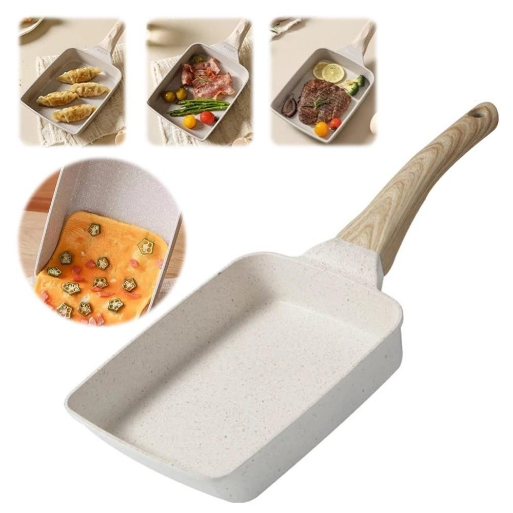 Nonstick Coating Steak Frying Pan Flat Surface Griddle Pan Thickened Nonstick Flat Pan Cooker