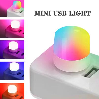 Мини USB-лампа с разъемом Супер Яркий Защита Глаз Книжный Светильник Компьютер Мобильный Питание Зарядка USB Маленький Круглый Светодиодный Ночной Светильник