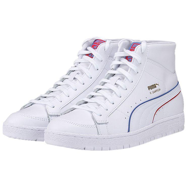 Puma Ralph Sampson 70 Mid Indianapolis Мужские кроссовки Белый американский сапфир 374964-01