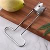 Инструмент для удаления сердцевины из фруктов и овощей, инструмент для удаления сердцевины из болгарского перца, зубчатое лезвие, инструмент для удаления сердцевины из груш и ананасов, нержавеющая сталь, устойчивая к ржавчине, инструмент для удаления сердцевины из фруктов