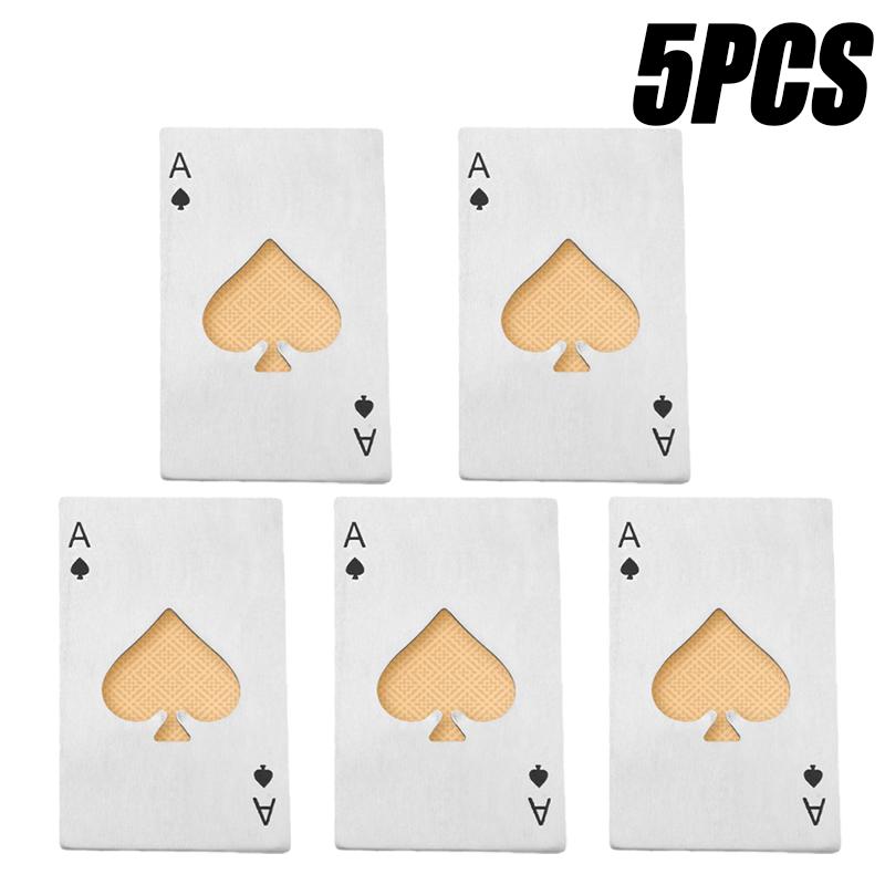 20 шт. игральная карта открывалка для бутылок пивная открывалка автоматическая открывалка для бутылок отель бары винный штопор кухонный бар консервный нож