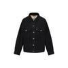 Levis Solid Color Button Fashion Down Jacket Women Outerwear Black A7768-0001
