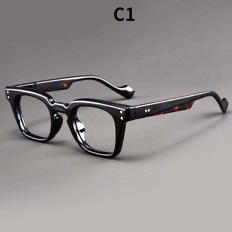 Women's glasses, men's and women's fashion square large-frame glasses