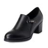 Genuine Leather Women Office Shoes High-heeled Sexy Women Dress Shoe Big Size Women Party Shoe