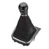 Car 5 /6 Speed Gear Shift Knob Dustproof Cove For VW Golf /MK6 2009-2012 PU Leather Shift Knob Gaitor Cover Serviceable