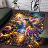 1PC Gemstone hummingbird with butterfly Carpet for Living Room Bedroom Sofa Home Decor Rus Non-slip Floor Mat Luxury Gift