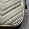 [Pre-Owned] Gucci GG Marmont Small Shoulder Bag 'White' - Good #3NQTHA