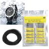 500pcs/bag O Ring Rubber Seal Watch Back Cover Seal Gaskets Watch Repairing Tool (0.8)