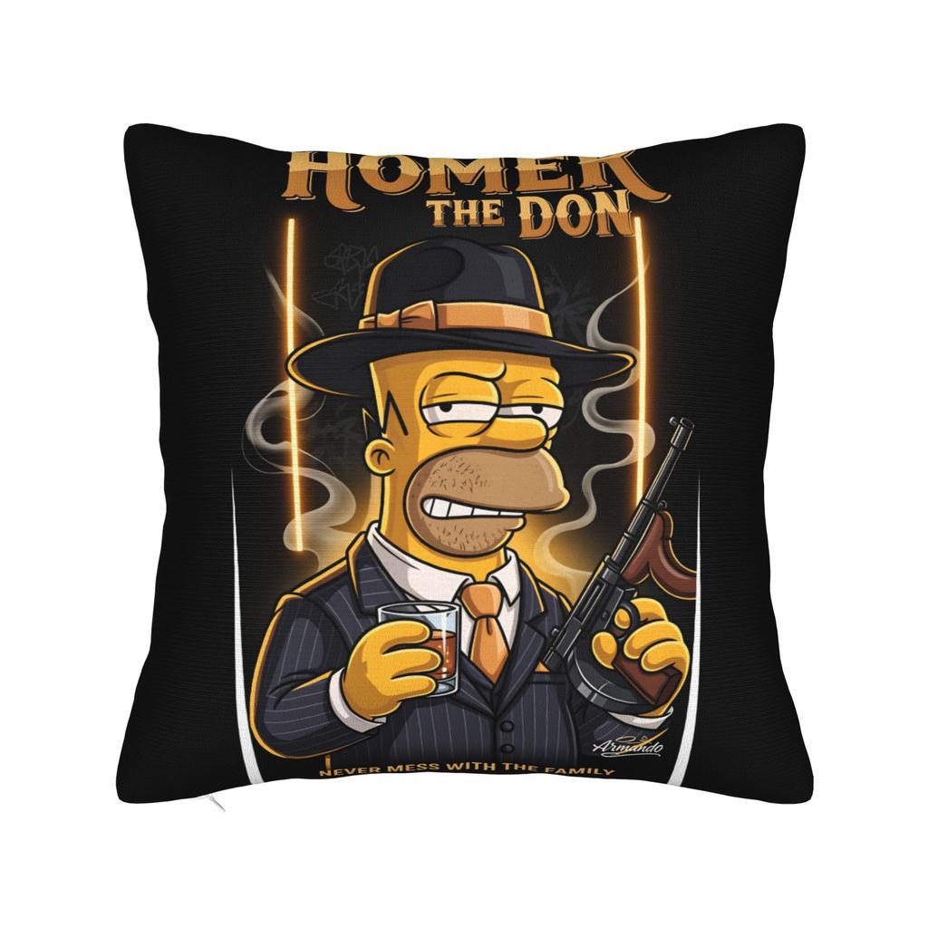 Marge SSimpsons Head Repeat Pattern Pillow Cover Funny Pillow Case For Sofa Home Decor Soft Pillowcases Gift Idea
