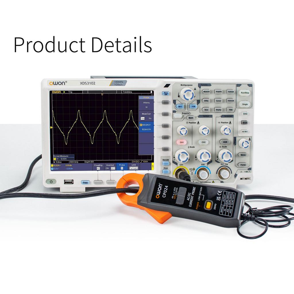OWON CP024 4A-400A Пробник Комплект пробников для осциллографа Осциллограф Зонд для осциллографа