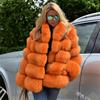 Fluffy Furry Fake Fur Jacke New Mink Coat Women Winter Thick Warm Faux Fur Coat Top Fashion Fox Fur Long Sleeve Outerwear Woman
