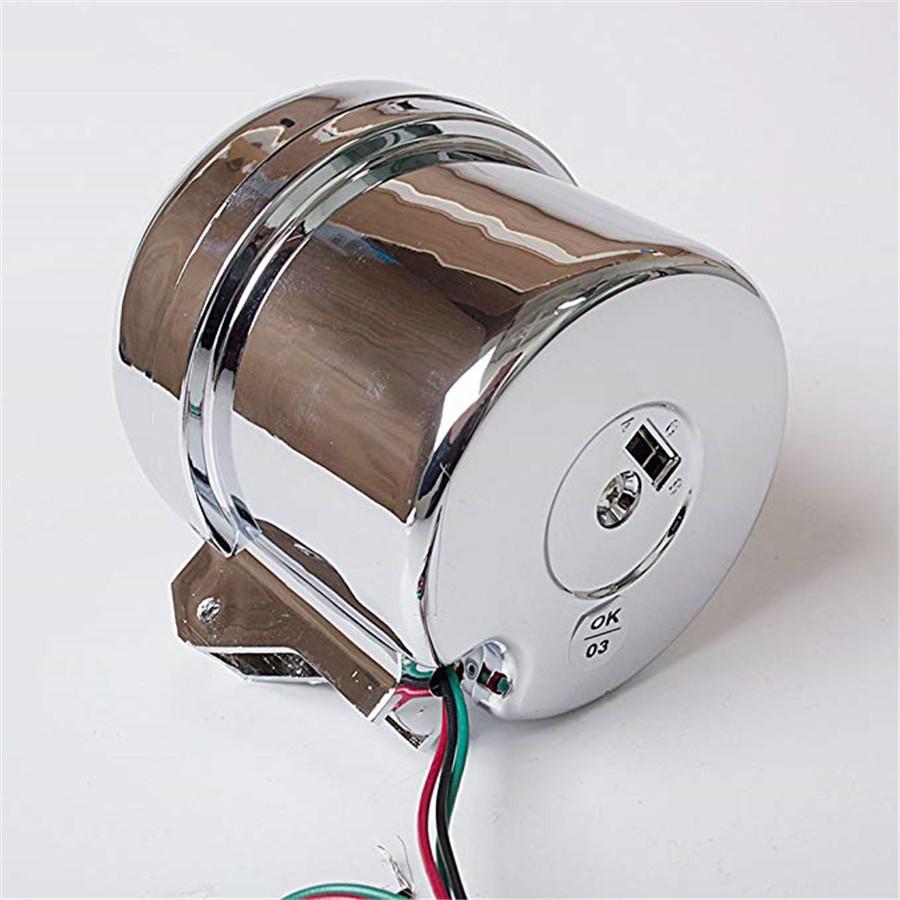 Хромированный аналоговый автомобильный тахометр 3 3/4 дюйма Tacho Revolution 8000 об/мин с подсветкой