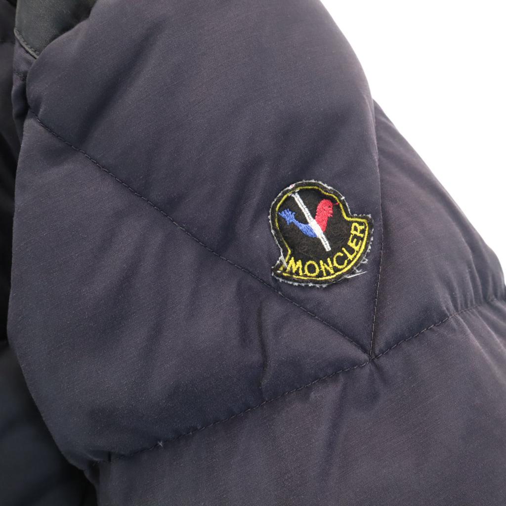 Moncler 80s 90s Old French Down Jacket 90-4 Navy Men's Used