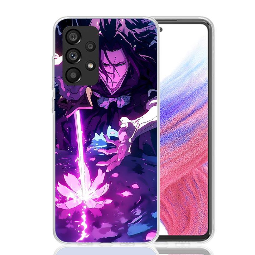 Чехол для телефона Bleach Кучики Бьякуя для Samsung Galaxy A17 A16 A14 A15 A13 A57 A56 A54 A55 A53 A37 A36 A34 A35 A33 A26 A24 A25 A23