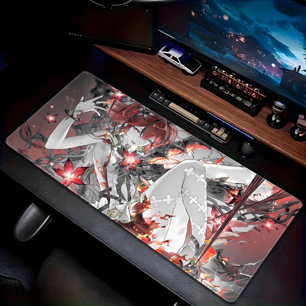 Wuthering Waves Chun Mouse Pad - XXL HD Game Character Print, Stitched Anti-Fray Edges, Non-Slip for Anime Game Enthusiasts