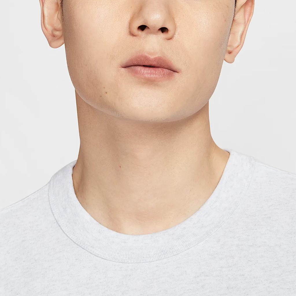 Nike Спортивная одежда Essentials Премиальная Удобная Универсальная Простая Модная Футболка с коротким рукавом Мужские Топы Белый DQ9296-051