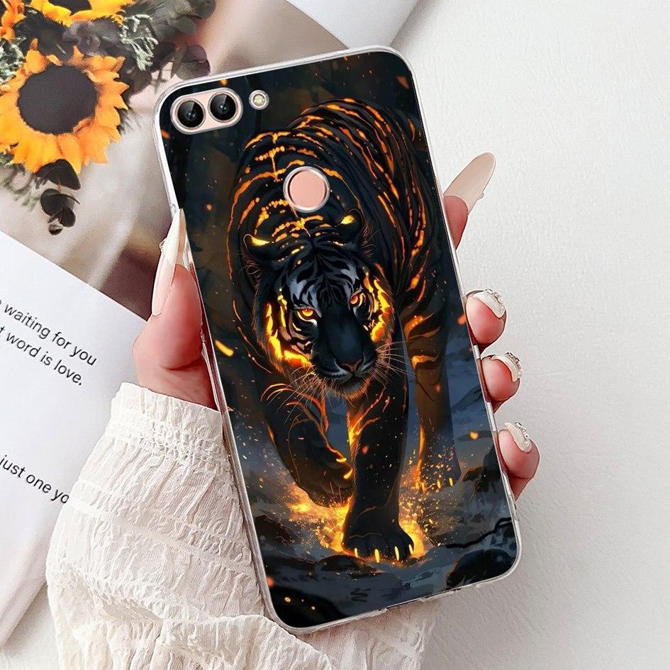 For Huawei P Smart 2018 Case Popular Butterfly Soft Silicone TPU Phone Back Cover For Huawei PSmart FIG-LX1 FIG-LX2 FIG-LX3 Case