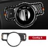 Углеродное волокно для Mercedes Benz W204 W212 W176 CLA GLA GLE GLK GL ABCE Class Наклейка на крышку переключателя фар