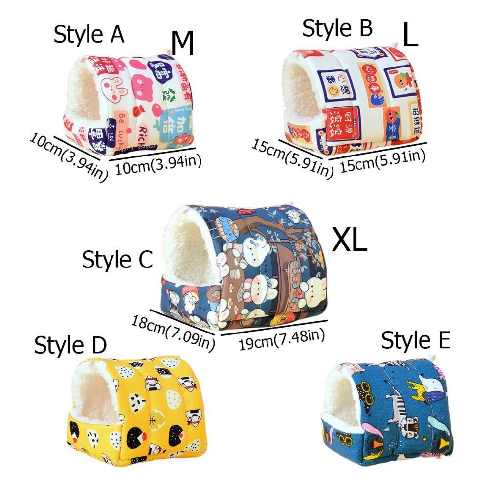 Cartoon Hamster Cotton Nest Thickened Ferret Hideouts For Hedgehog Ferret Golden Bear