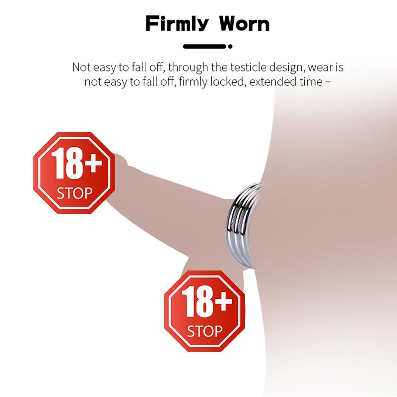 Маленький большой мужской шарик для мошонки, носилки, металлический замок для пениса, кольцо на член, связывание, удерживающее задержку эякуляции, БДСМ, секс-игрушка для мужчин