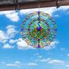 1 шт. наружные колокольчики для сада декоративные ветряные колеса отпугиватель птиц подвеска мандала поворот ветра