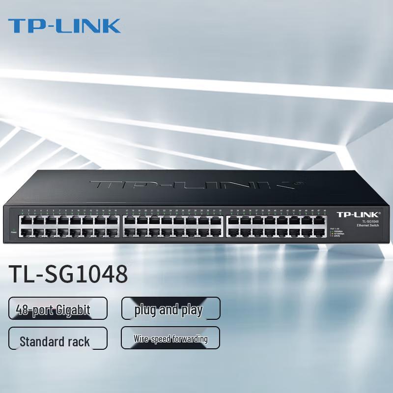 TP-LINK TL-SG1048 48-Port Gigabit Ethernet Unmanaged Rackmount Switch