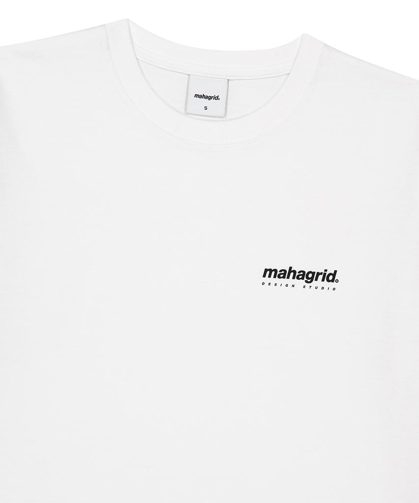 MAHAGRID 2 шт. Футболка с оригинальным логотипом Белый/Черный(Mg2Gmmt549A)