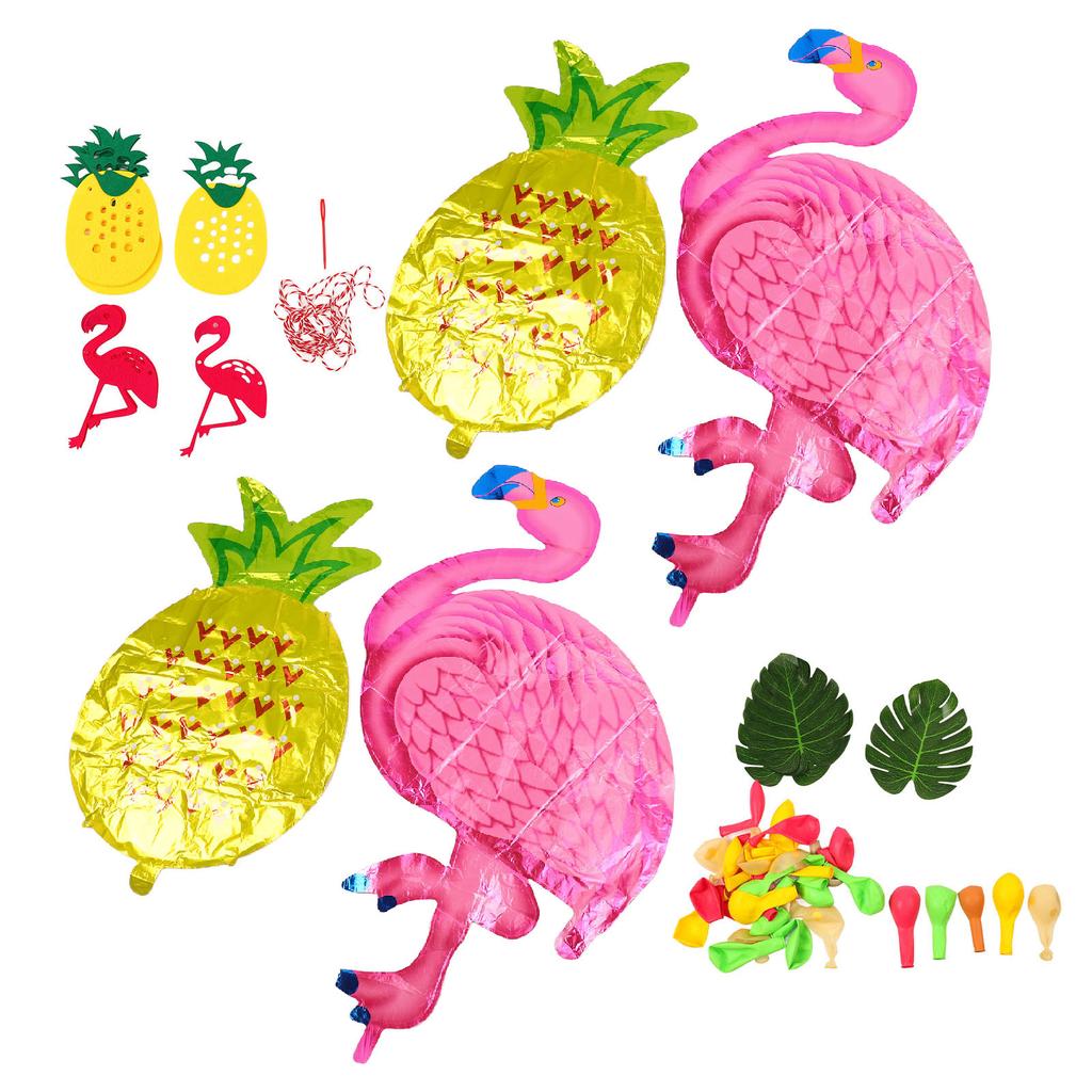 Набор воздушных шаров «Гавайи Фламинго Ананас» для летней вечеринки, набор воздушных шаров для свадебной вечеринки