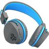 JLab Audio - JBuddies Studio Kids WirelessGrey/Blue - Casque Sans Fil - Bluetooth - Pliage Compact - Autonomie BT 24h
