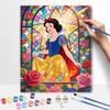 Disney Масляная живопись ручная живопись раскрашивание живопись ручная работа DIY домашний декор подарок витраж принцесса роза
